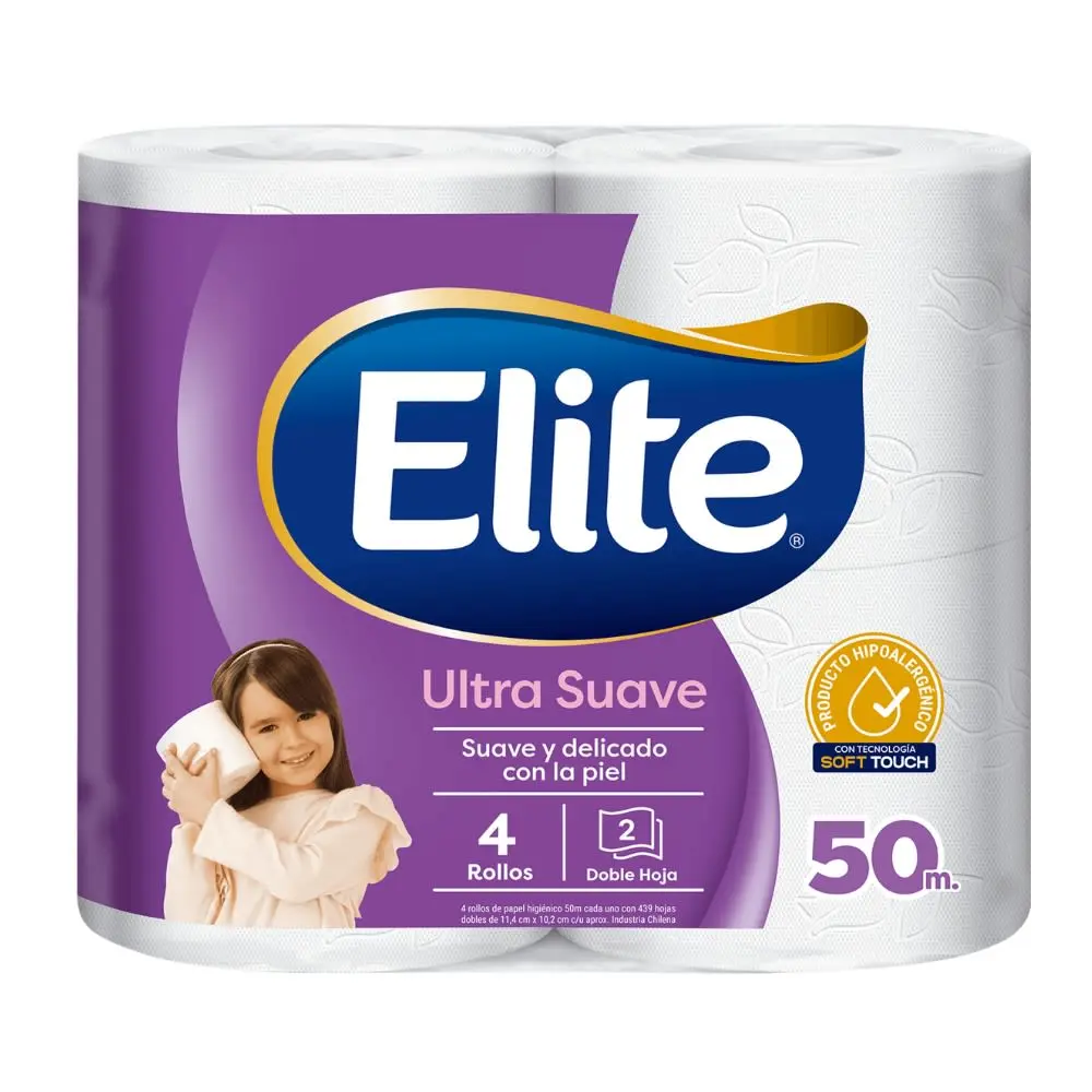Papel Higienico Ultra DH Elite 8x4x50mts
