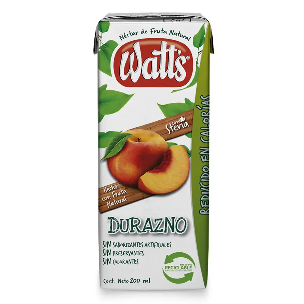 Jugo Durazno WATTS 5x6x200ml