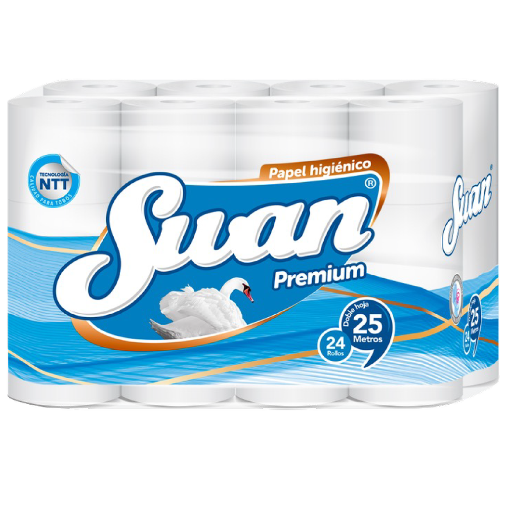 Papel Higienico Premium SWAN 3x24x25mts