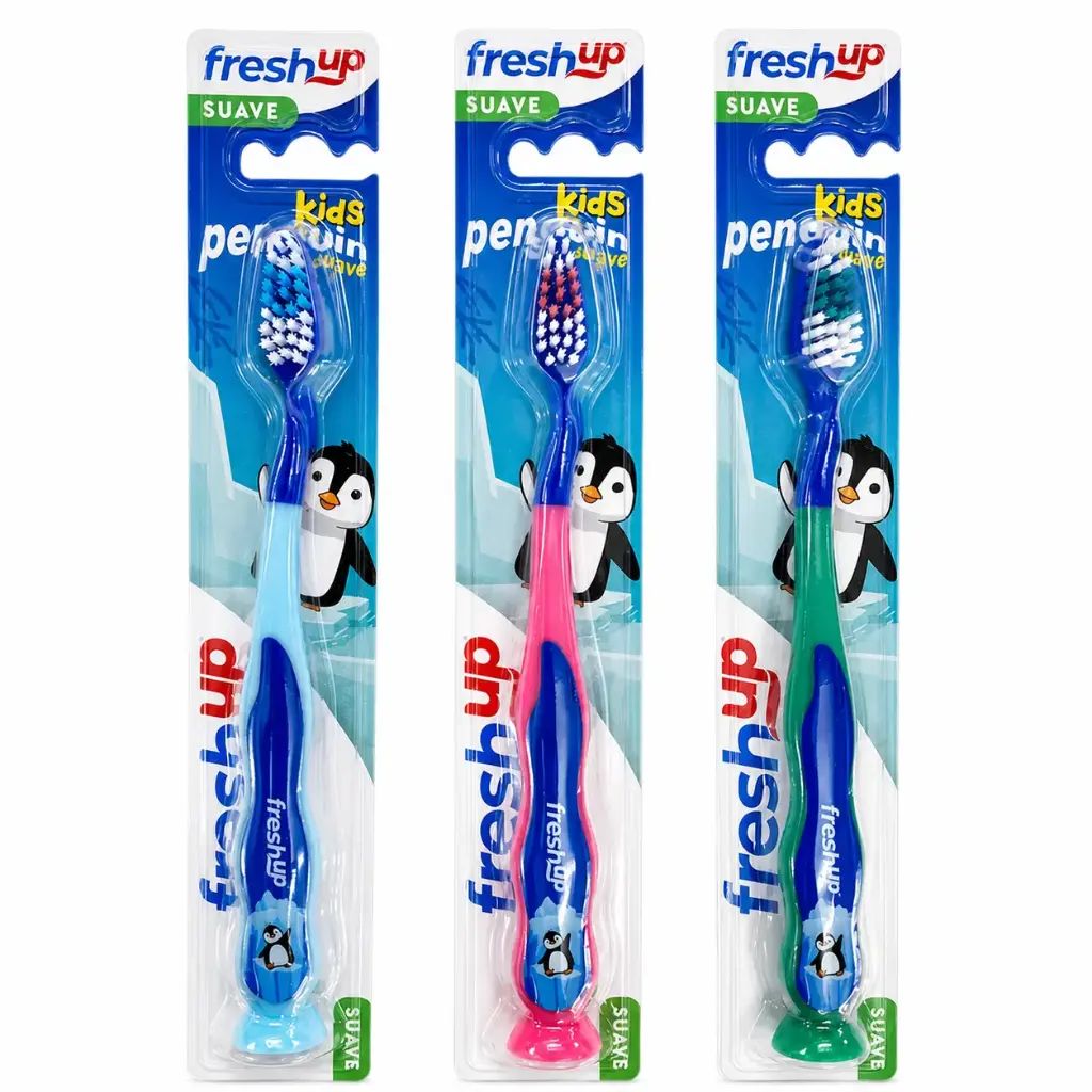 Cepillo Niño Penguin Suave FreshUp 1x12u