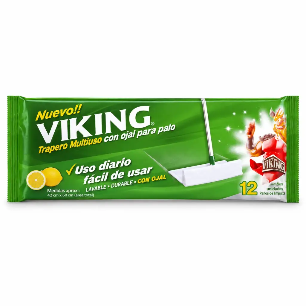 Trapero Húmedo Limón VIKING 14x12un