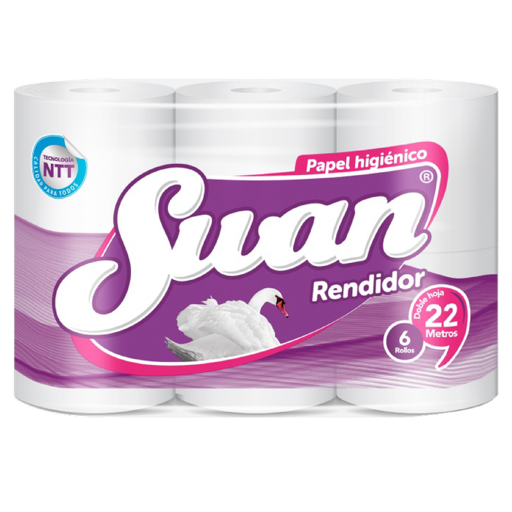 Papel Higienico Rendidor SWAN 8x6x20mts