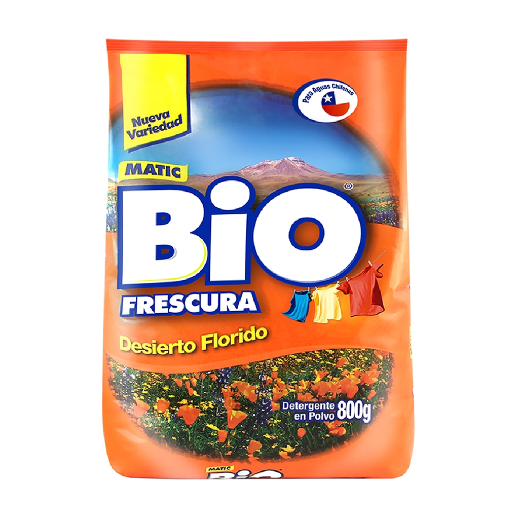 Detergente en polvo Naranjo BIOFRESCURA 18x800gr