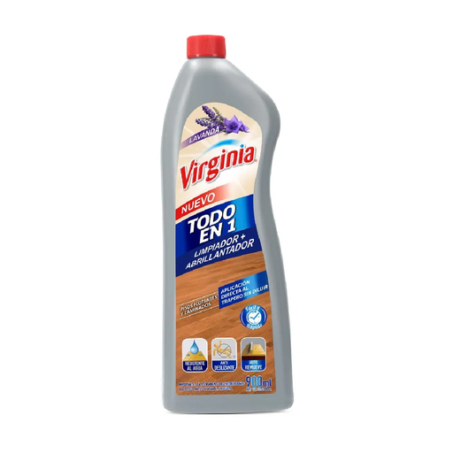 [18072] Limpiador Piso Flotante Todo en 1 VIRGINIA 12x900ml