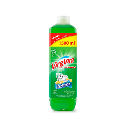 [18112] Lavaloza Limón Citrus Botella VIRGINIA 8x1,5L