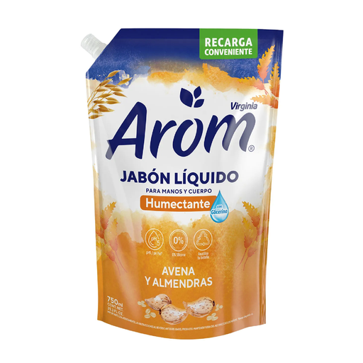 [20142] Jabon Liquido Avena&Almendra DP AROM 12x750ml