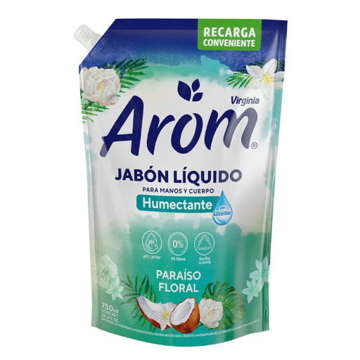 [20162] Jabon Liquido Paraiso Floral DP AROM 12x750ml
