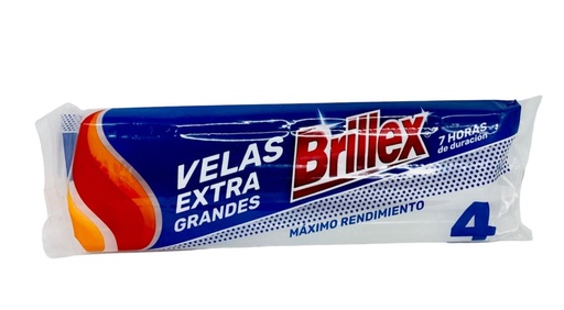 [75101] Vela Extra Grande BRILLEX 10X4un