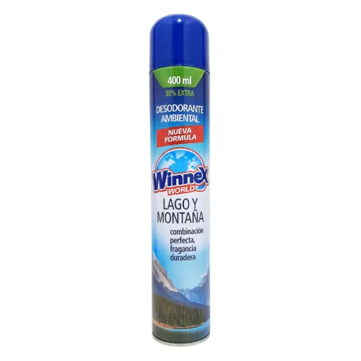 [88032] Desodorante Ambiental Lago y Montaña WINNEX 12x400ml