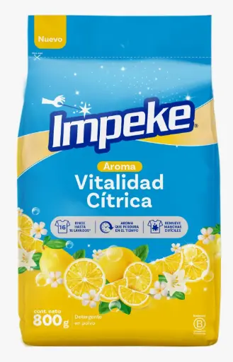 [15341] Detergente en Polvo Limon Impeke 16x800gr