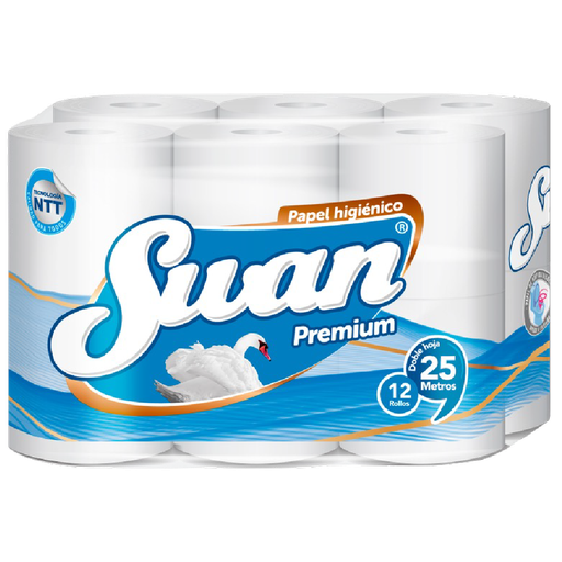 [10031] Papel Higienico Premium SWAN 4x12x25mts