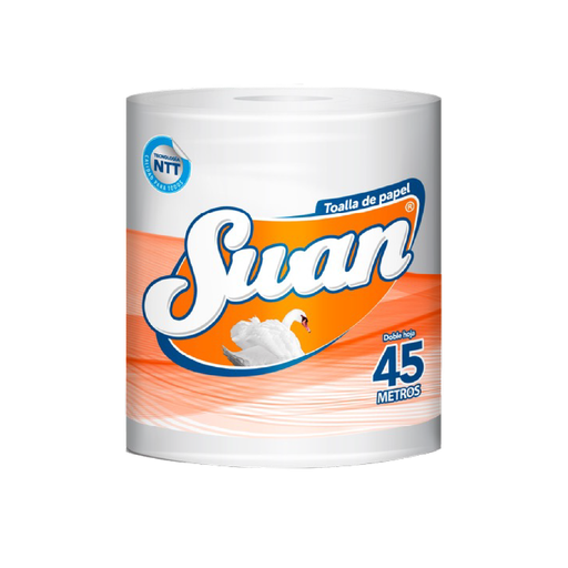[10111] Papel Toalla Más Blanca y Abs. Dh SWAN 12x1x45mts